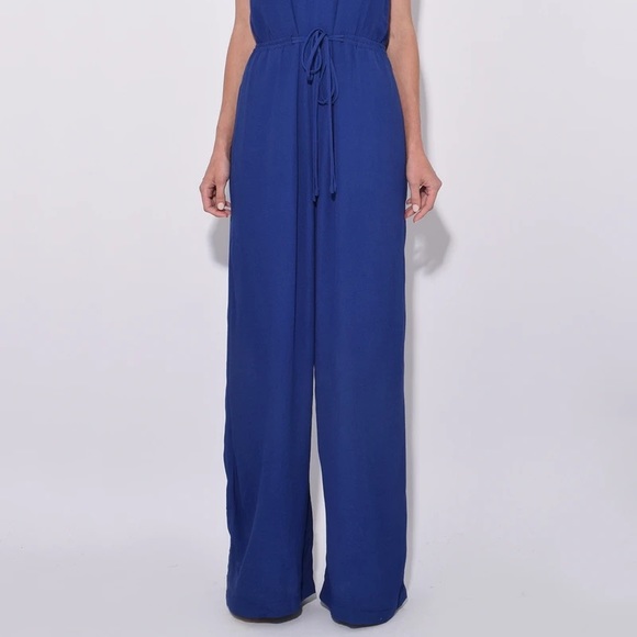 STAUD - Mint Jumpsuit - Sleeveless - Blue - Sz 12 - Picture 2 of 9